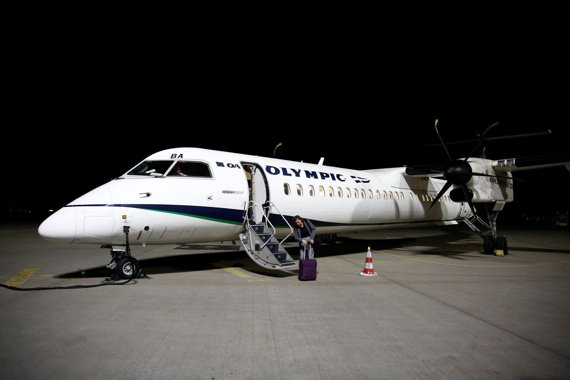 Αναγκαστική προσγείωση αεροσκάφους της AEGEAN στη Νάξο λόγω φωτιάς στον κινητήρα